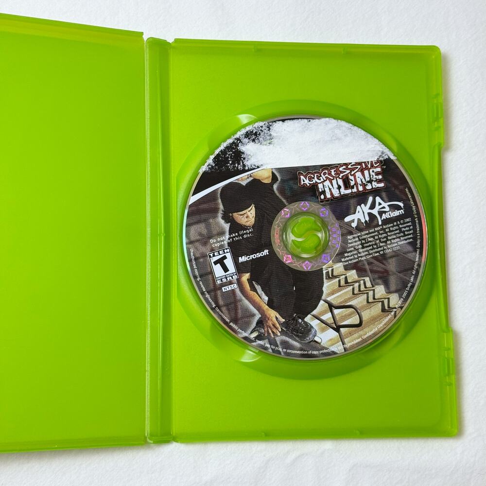 Aggressive Inline - Xbox Game - VG Disc - Tested Working - Picture 3 of 4
